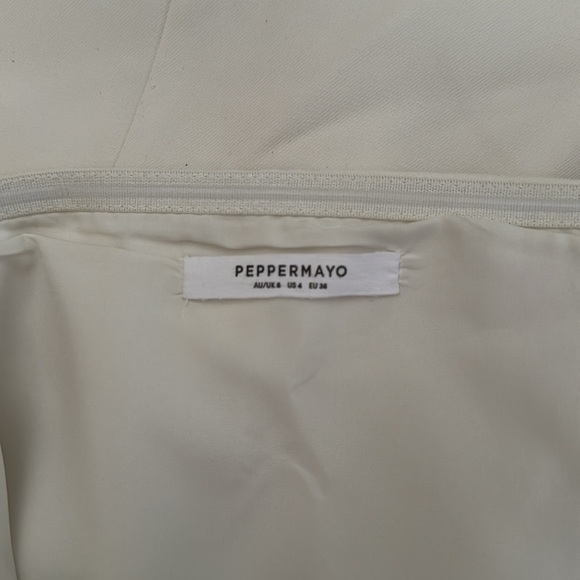 Peppermayo Strapless Cream Dress - Picture 3 of 3